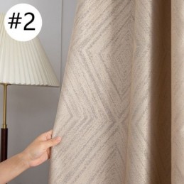 Tende Oscuranti Geometriche In Jacquard Per Il Soggiorno