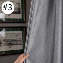 Tende Oscuranti Geometriche In Jacquard Per Il Soggiorno