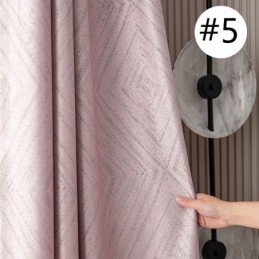 Tende Oscuranti Geometriche In Jacquard Per Il Soggiorno