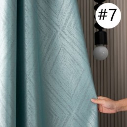 Tende Oscuranti Geometriche In Jacquard Per Il Soggiorno