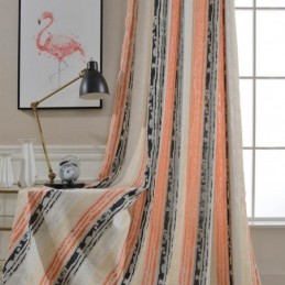 Tenda Oscurante Moderna Max Su Misura, Tenda Astratta Di Precisione In Jacquard Per Camera Da Letto