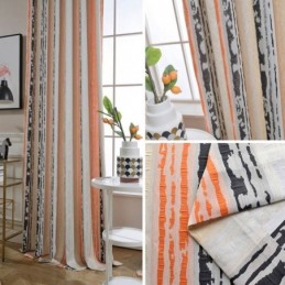 Tenda Oscurante Moderna Max Su Misura, Tenda Astratta Di Precisione In Jacquard Per Camera Da Letto