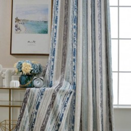 Tenda Oscurante Moderna Max Su Misura, Tenda Astratta Di Precisione In Jacquard Per Camera Da Letto