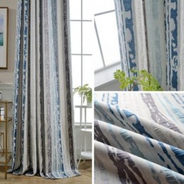 Tenda Oscurante Moderna Max Su Misura, Tenda Astratta Di Precisione In Jacquard Per Camera Da Letto