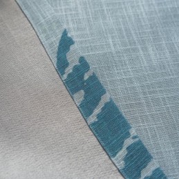 Tenda Oscurante A Foglia Blu, Su Misura, Moderna E Minimalista, Per Finestre