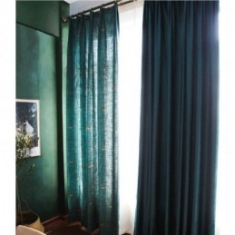 Tenda Decorativa In Cotone E Lino Su Misura, Semi-Oscurante, Per Camera Da Letto, Cameretta Dei Bambini.