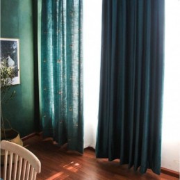 Tenda Decorativa In Cotone E Lino Su Misura, Semi-Oscurante, Per Camera Da Letto, Cameretta Dei Bambini.