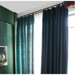 Tenda Decorativa In Cotone E Lino Su Misura, Semi-Oscurante, Per Camera Da Letto, Cameretta Dei Bambini.