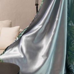 Tenda Oscurante Stampata Tropicale Su Misura, Tenda Nordica In Tulle Con Foglie Per Camera Da Letto