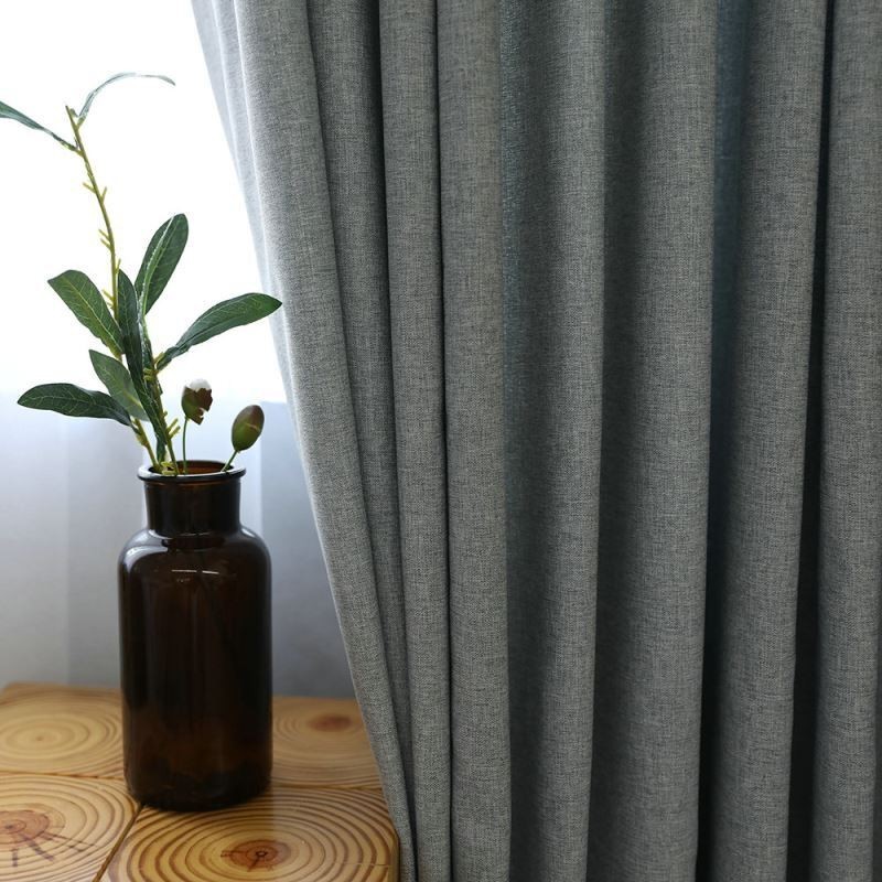 Tenda Oscurante Classica Su Misura, Tinta Unita, Minimalista, Oscurante, Per Soggiorno E Camera Da Letto