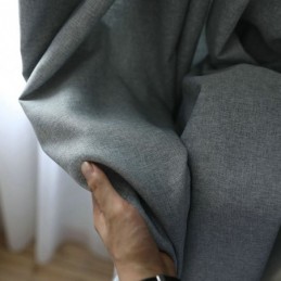 Tenda Oscurante Classica Su Misura, Tinta Unita, Minimalista, Oscurante, Per Soggiorno E Camera Da Letto