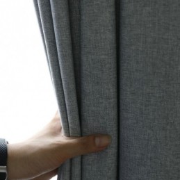 Tenda Oscurante Classica Su Misura, Tinta Unita, Minimalista, Oscurante, Per Soggiorno E Camera Da Letto