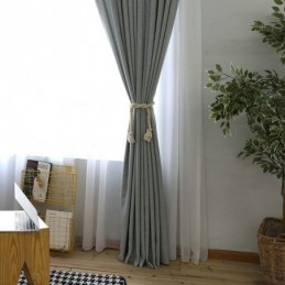 Tenda Oscurante Classica Su Misura, Tinta Unita, Minimalista, Oscurante, Per Soggiorno E Camera Da Letto