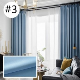 Tenda Oscurante Moderna Su Misura, Tinta Unita In Lino Per Soggiorno E Camera Da Letto