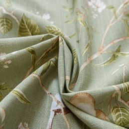 Tenda Oscurante In Cotone E Lino Su Misura, Stampa Americana, Pannello Traspirante Per Finestra, Camera Da Letto