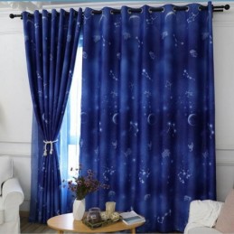 Tenda Su Misura Tenda Romantico Cielo Stellato Finestra