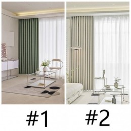Tende A Tinta Unita, Eleganti Tende Per Finestre Per Camera Da Letto E Soggiorno
