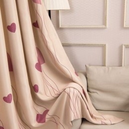 Tende Oscuranti Per Soggiorno E Camera Da Letto Con Stampa A Cuore