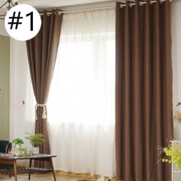 Tenda Oscurante Moderna Su Misura, Tinta Unita Per Soggiorno E Camera Da Letto