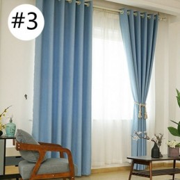 Tenda Oscurante Moderna Su Misura, Tinta Unita Per Soggiorno E Camera Da Letto
