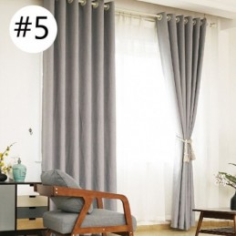 Tenda Oscurante Moderna Su Misura, Tinta Unita Per Soggiorno E Camera Da Letto