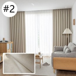 Tende Oscuranti Ad Alta Precisione Per Soggiorno, Camera Da Letto, Hotel, Tinta Unita