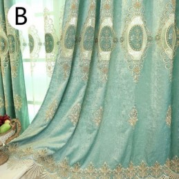 Tenda Di Lusso Su Misura Tenda In Ciniglia Con Fiori Ricamati