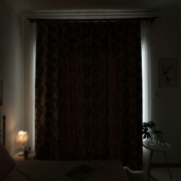 Tenda Oscurante Spessa Max Su Misura, Con Foglie Di Banano Verde, Jacquard, Oscurante Per Ambienti