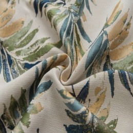 Tenda Oscurante Spessa Max Su Misura, Con Foglie Di Banano Verde, Jacquard, Oscurante Per Ambienti