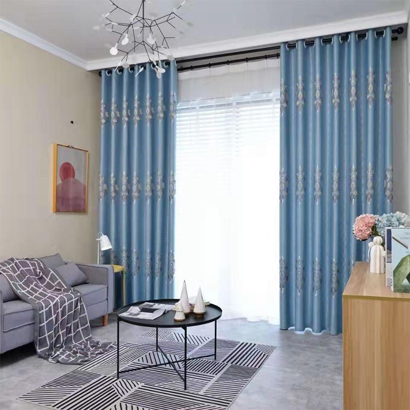 Tenda Jacquard Europea Su Misura, Tenda Moderna Oscurante Personalizzata Per Soggiorno