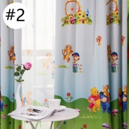 Tenda Oscurante A Cartoni Animati Su Misura Con Stampa Winnie The Pooh Per La Cameretta Dei Bambini