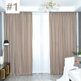 Tenda Semplice Color Bronzo, Su Misura, Tende Oscuranti Di Colore Puro Per Camera Da Letto E Soggiorno