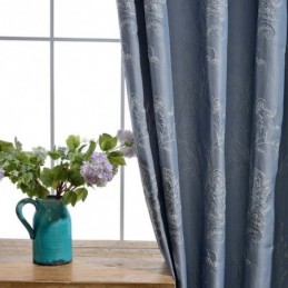 Tenda Semi-Oscurante Retrò Su Misura, Tenda Di Precisione In Jacquard Per Soggiorno