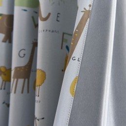 Tenda Oscurante Su Misura Con Motivi Animali Per Cameretta Dei Bambini