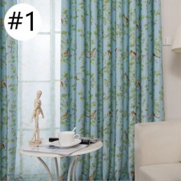Tende Oscuranti Stile Pastorale Americano Con Stampa Di Uccelli, Su Misura Per Soggiorno E Camera Da Letto