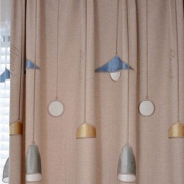 Tenda Per Lampadario Ricamata Di Alta Qualità, Tenda Su Misura Per Soggiorno