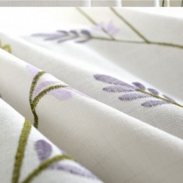 Tende Semi-Oscuranti Bianche Nordiche, Tenda A Farfalla E Fiore, Tenda Su Misura Per Soggiorno