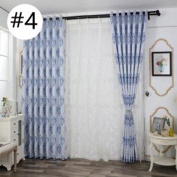 Tende Moderne In Tessuto Jacquard Ciniglia Europeo Per Soggiorno, Sala Da Pranzo, Camera Da Letto