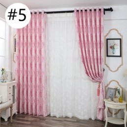 Tende Moderne In Tessuto Jacquard Ciniglia Europeo Per Soggiorno, Sala Da Pranzo, Camera Da Letto