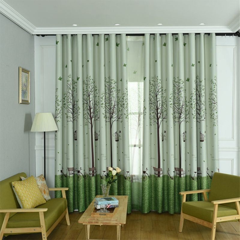 Tende Pastorali Moderne Con Stampa Ad Albero Per Soggiorno E Camera Da Letto