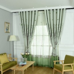Tende Pastorali Moderne Con Stampa Ad Albero Per Soggiorno E Camera Da Letto