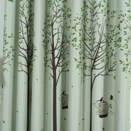 Tende Pastorali Moderne Con Stampa Ad Albero Per Soggiorno E Camera Da Letto