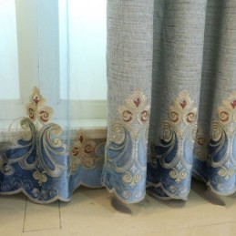 Tenda In Ciniglia Su Misura, Tenda In Stile Europeo, Trattamento Per Finestre