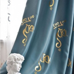 Tenda Oscurante Su Misura, Stile Nordico, Motivo A Carattere
