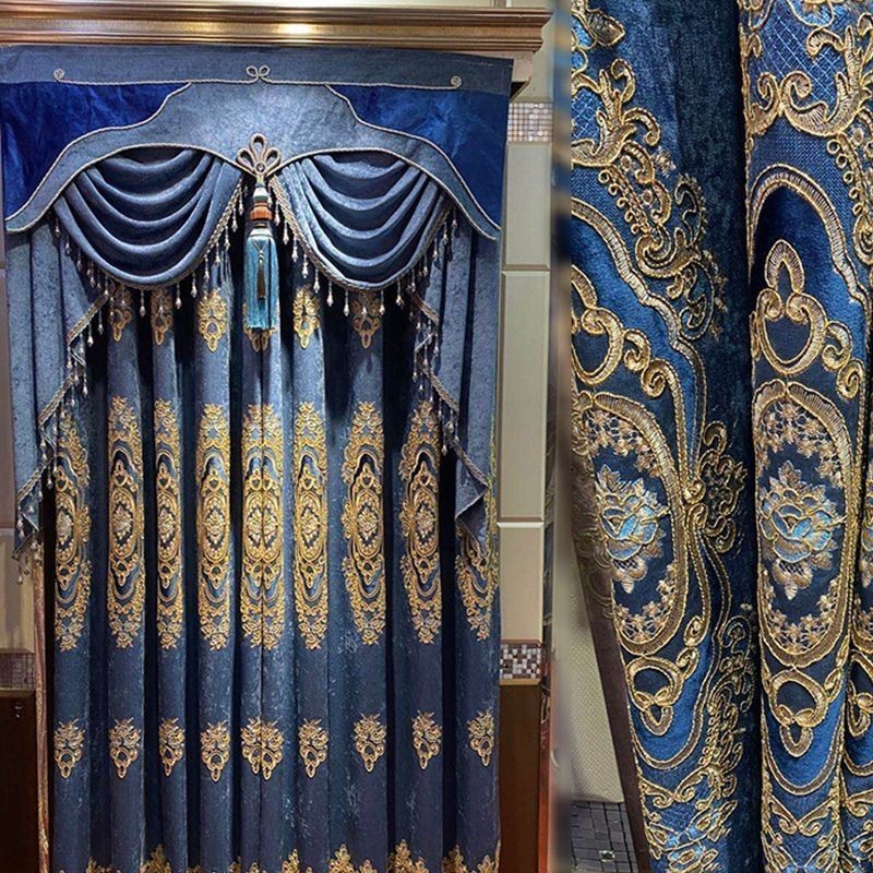 Tenda Di Lusso Su Misura, Tenda In Stile Europeo Con Ricamo