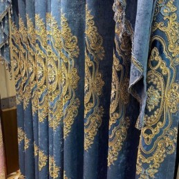 Tenda Di Lusso Su Misura, Tenda In Stile Europeo Con Ricamo