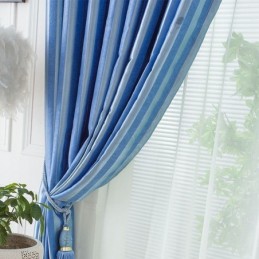 Tenda A Righe Su Misura, Tende In Rilievo Per Sala Da Pranzo, Soggiorno, Camera Da Letto