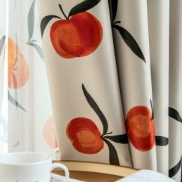 Tenda Oscurante Su Misura Con Stampa Di Frutta Per Finestra