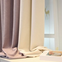 Tenda Oscurante Tinta Unita Su Misura Per Soggiorno