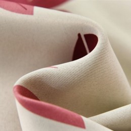 Tessuto Per Tende Oscuranti Con Stampa A Foglie Per Il Soggiorno